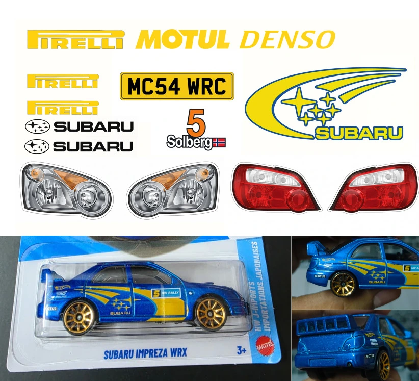 Subaru Impreza WRC 2005 decal sheet